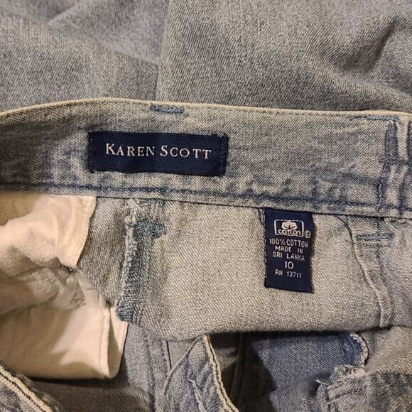 COPY - Vintage Karen scott shorts size 10 - Picture 6 of 7